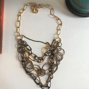 Chain Necklace with mixed metals
